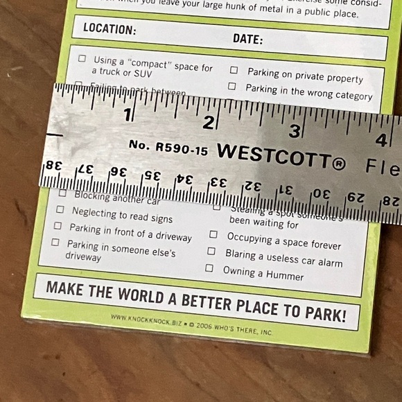 Funny Parking ticket Citation Pad new - Picture 4 of 9